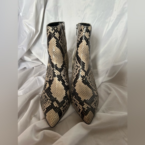 Marc Fisher Snakeskin Booties - Picture 3 of 4